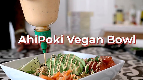 Ahi Poke Vegan Bowl - Trendy Chef